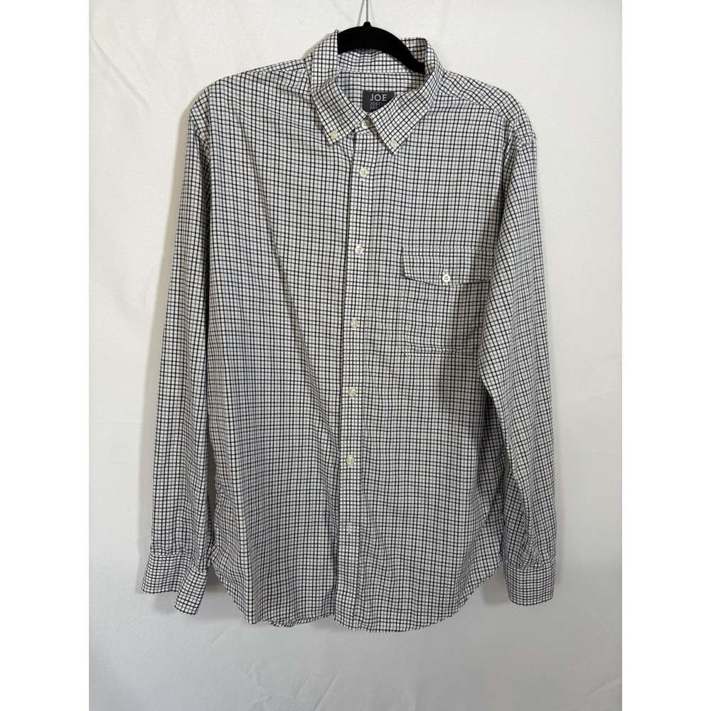 Joe Joseph Abboud Shirt Size L Long Sleeve Button Up check
